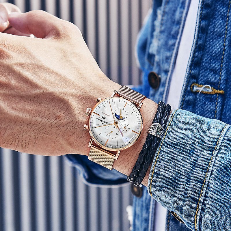 Montre automatique mécanique pour homme au design élégant et robuste 40mm - IVOIRART.COM