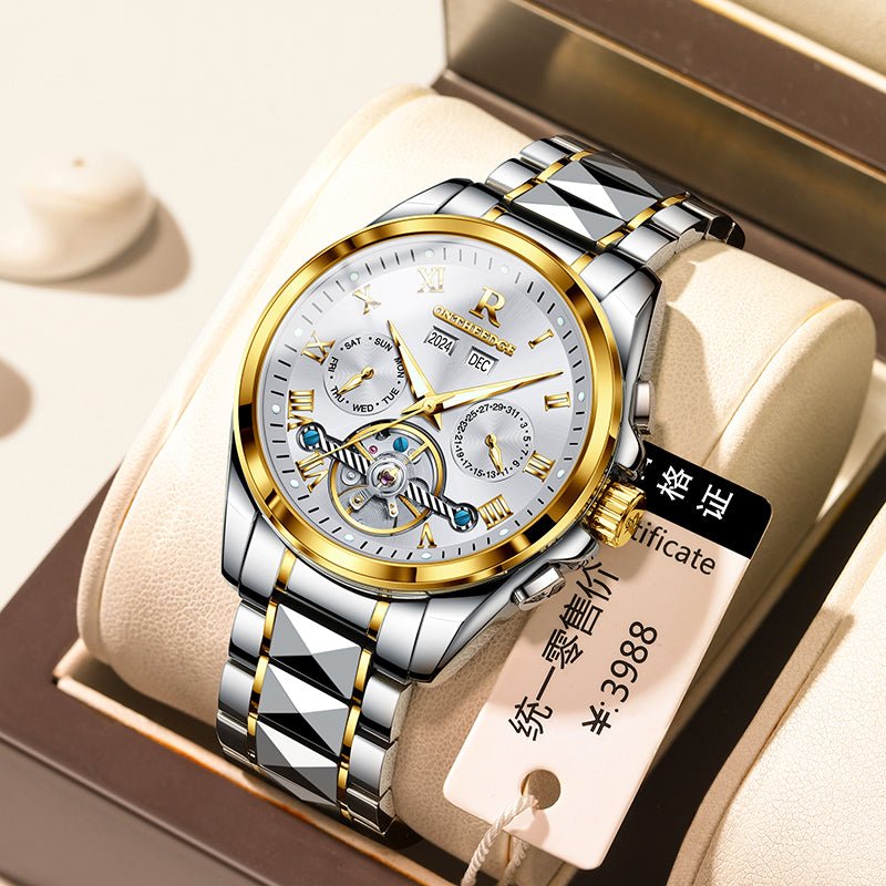 Montre Automatique Mécanique pour Homme Élégante et Tendance en Métal - IVOIRART.COM