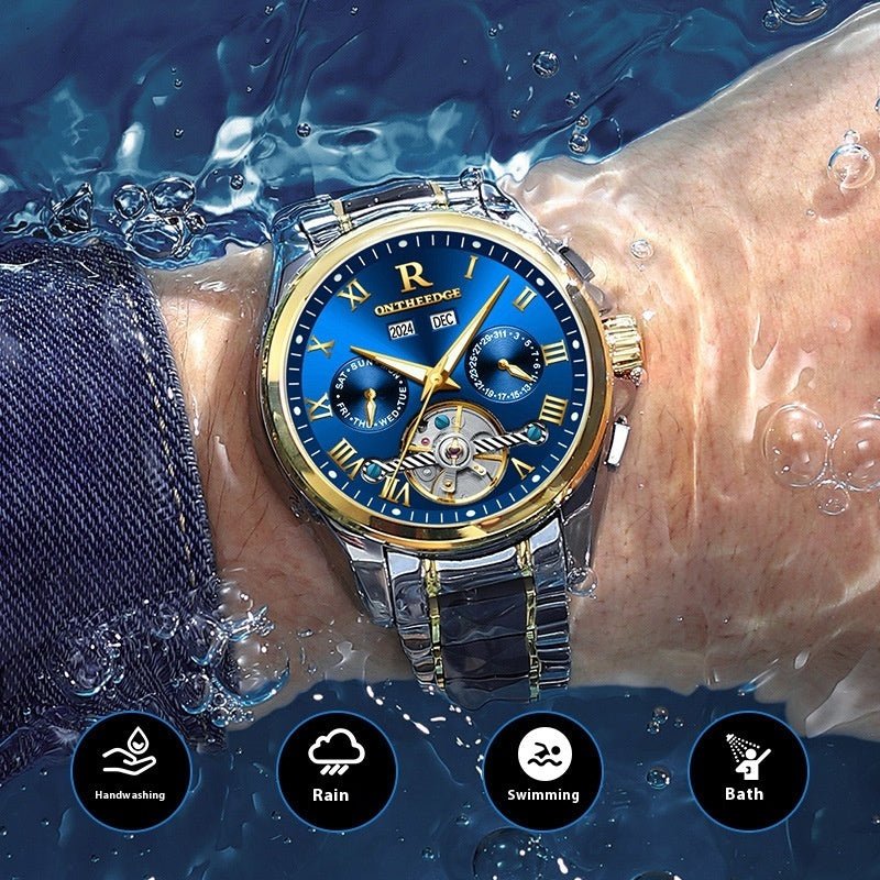 Montre Automatique Mécanique pour Homme Élégante et Tendance en Métal - IVOIRART.COM