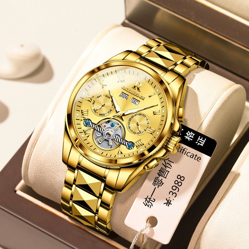 Montre Automatique Mécanique pour Homme Élégante et Tendance en Métal - IVOIRART.COM