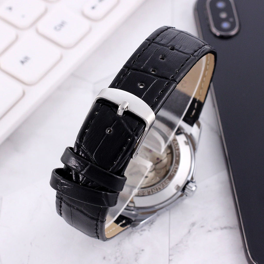 Montre Automatique Mécanique Transparente pour Homme au Style Décontracté - IVOIRART.COM
