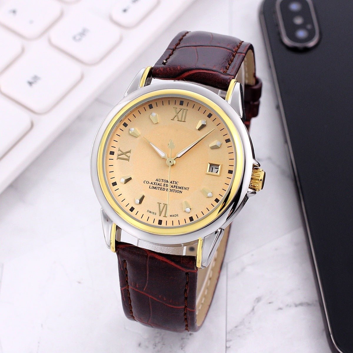 Montre Automatique Mécanique Transparente pour Homme au Style Décontracté - IVOIRART.COM