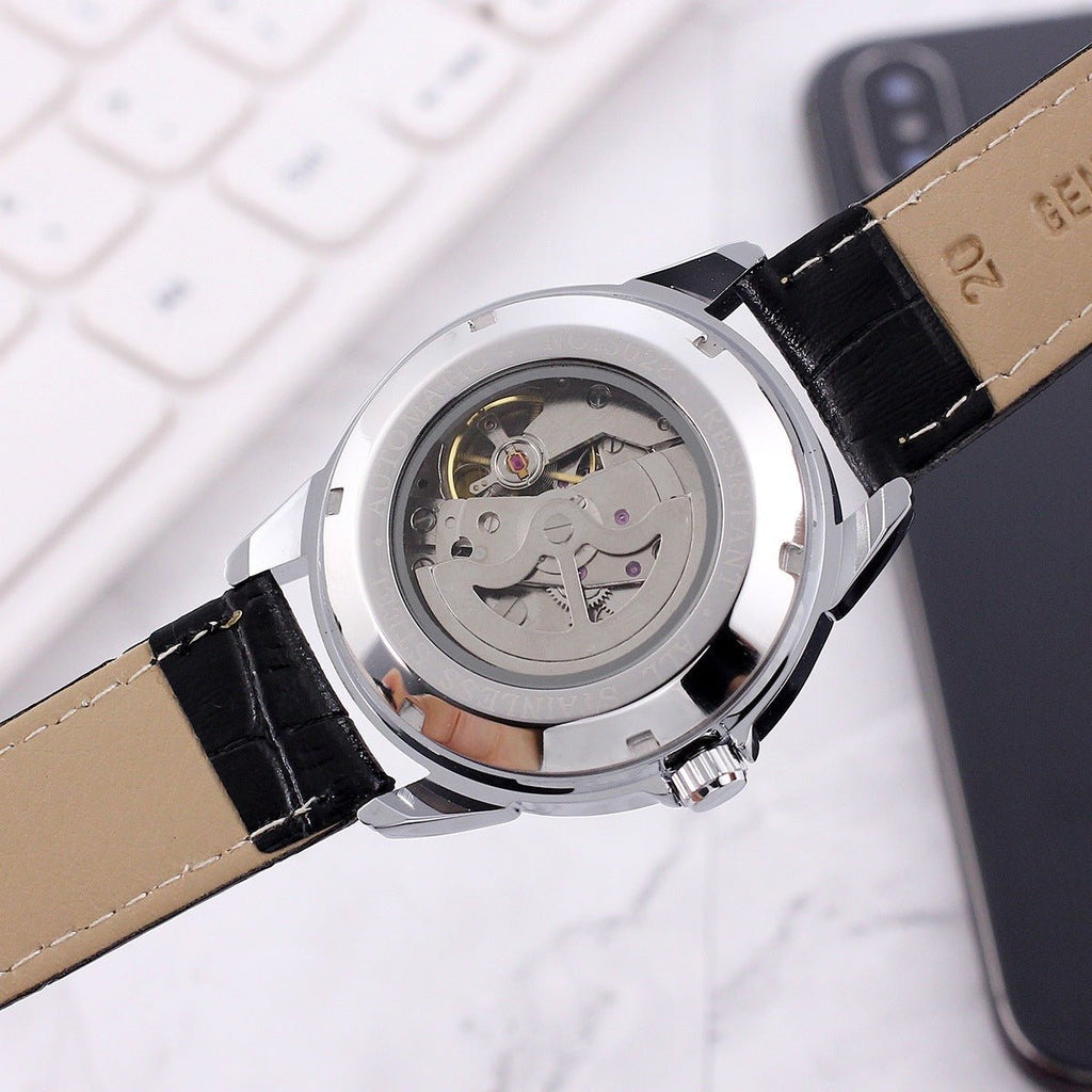Montre Automatique Mécanique Transparente pour Homme au Style Décontracté - IVOIRART.COM