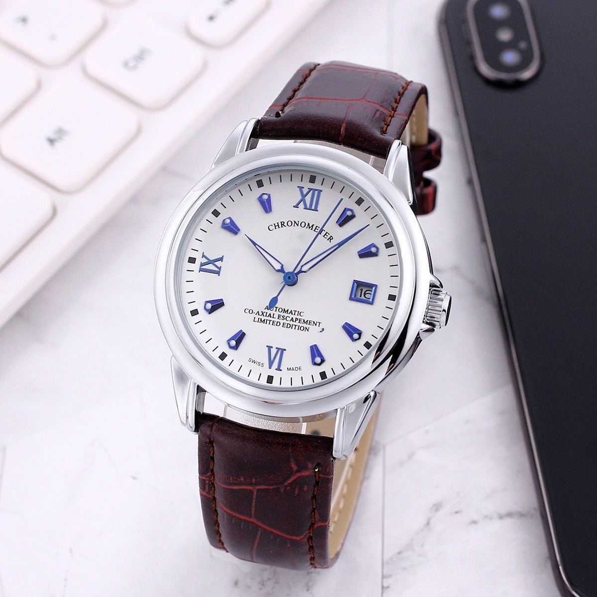 Montre Automatique Mécanique Transparente pour Homme au Style Décontracté - IVOIRART.COM