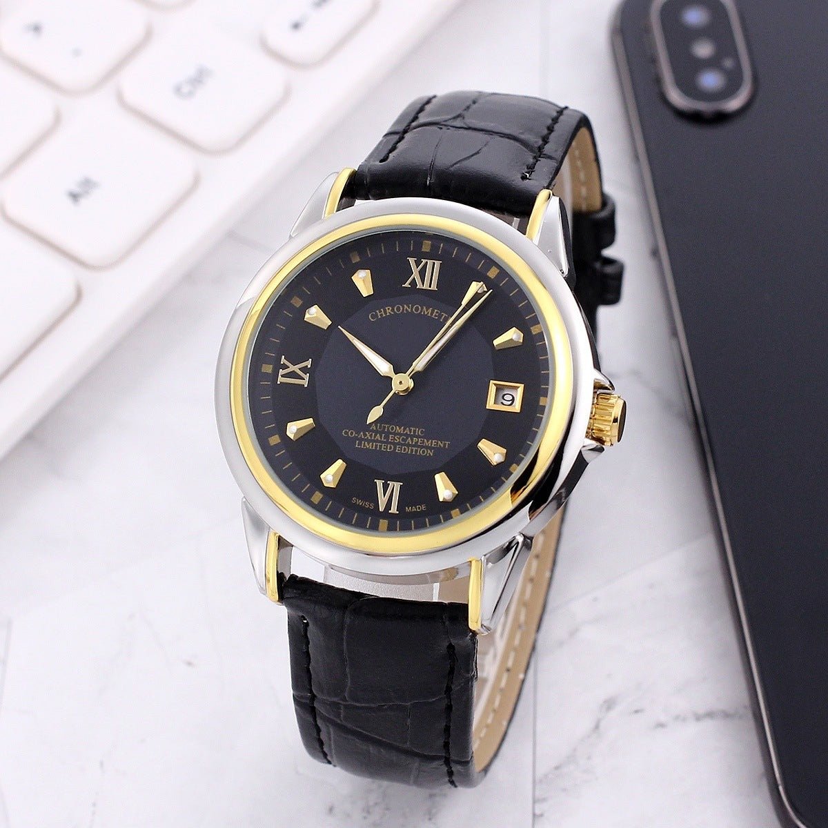 Montre Automatique Mécanique Transparente pour Homme au Style Décontracté - IVOIRART.COM