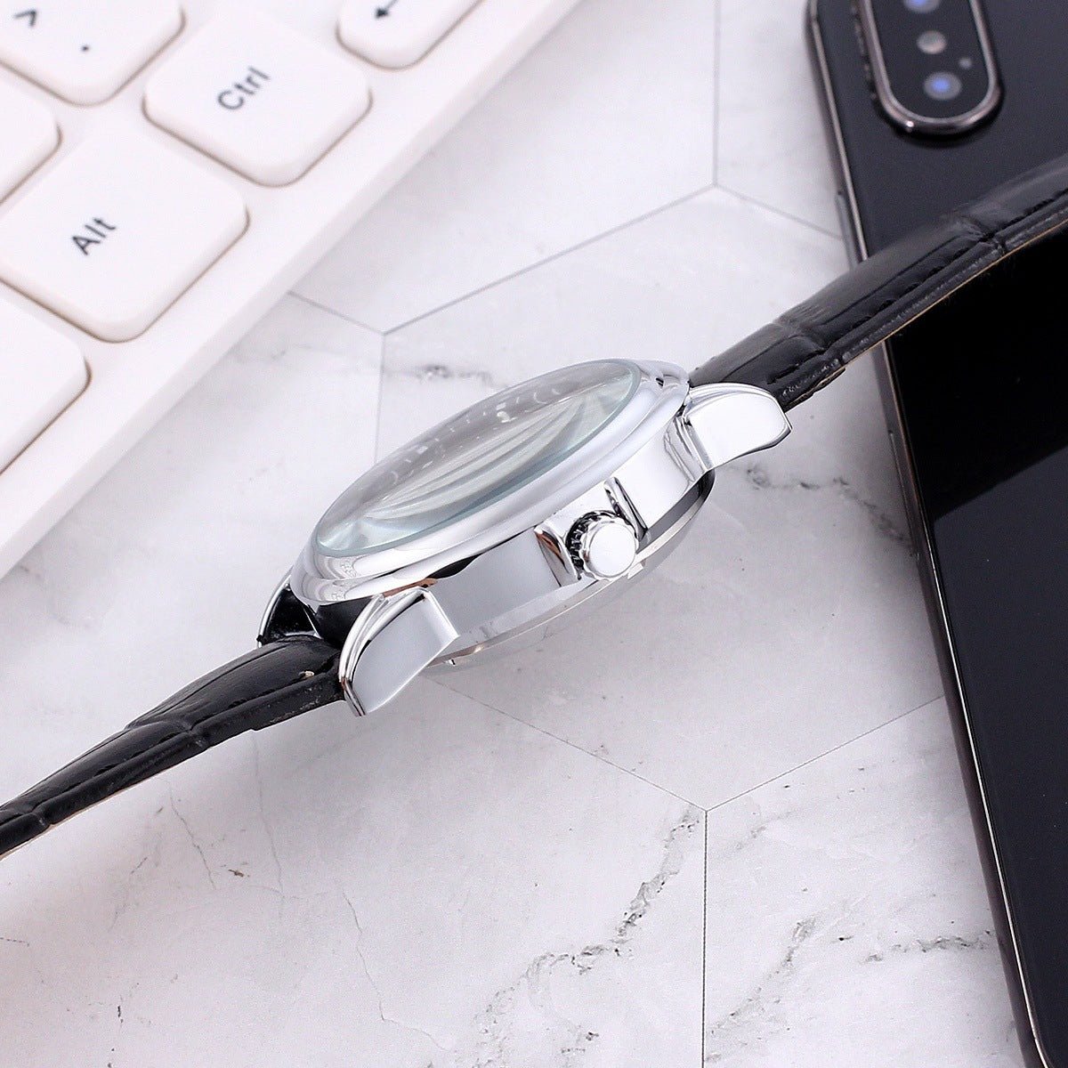 Montre Automatique Mécanique Transparente pour Homme au Style Décontracté - IVOIRART.COM