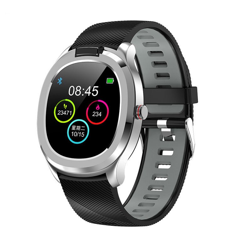 Montre Bracelet Intelligente Sportive avec Fréquence Cardiaque, ECG, Bluetooth - IVOIRART.COM