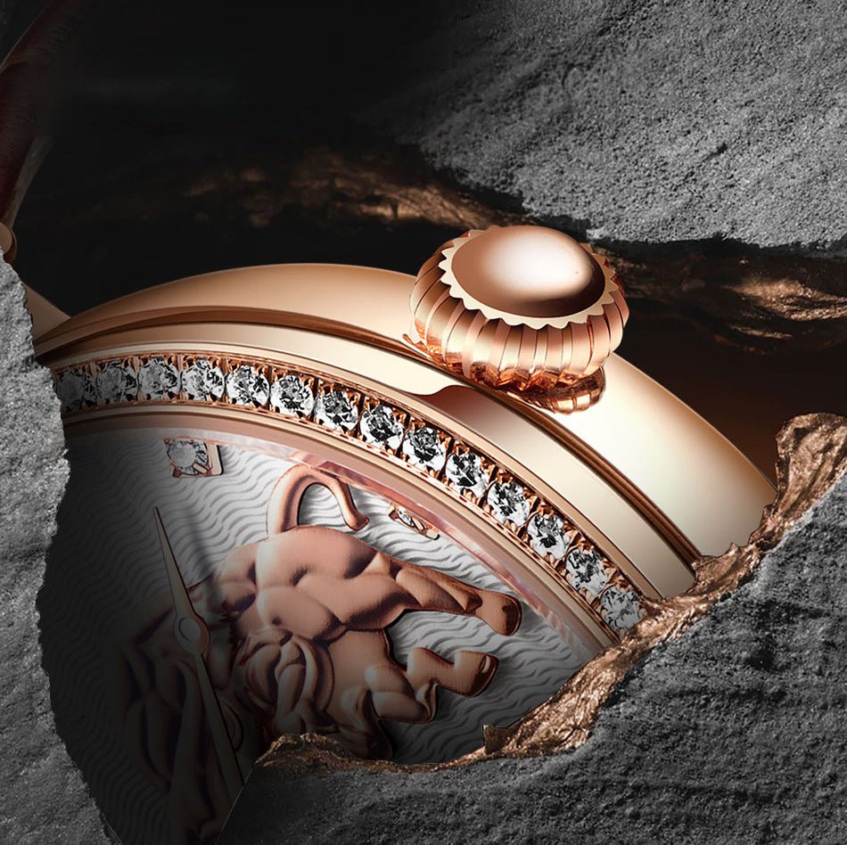 Montre commémorative mécanique étanche sertie de diamants, montre célèbre luxe - IVOIRART.COM