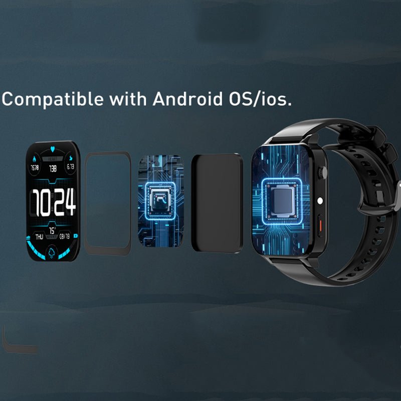 Montre Connectée Android Écran HD 2 Pouces Pour Jeux et Musique - IVOIRART.COM