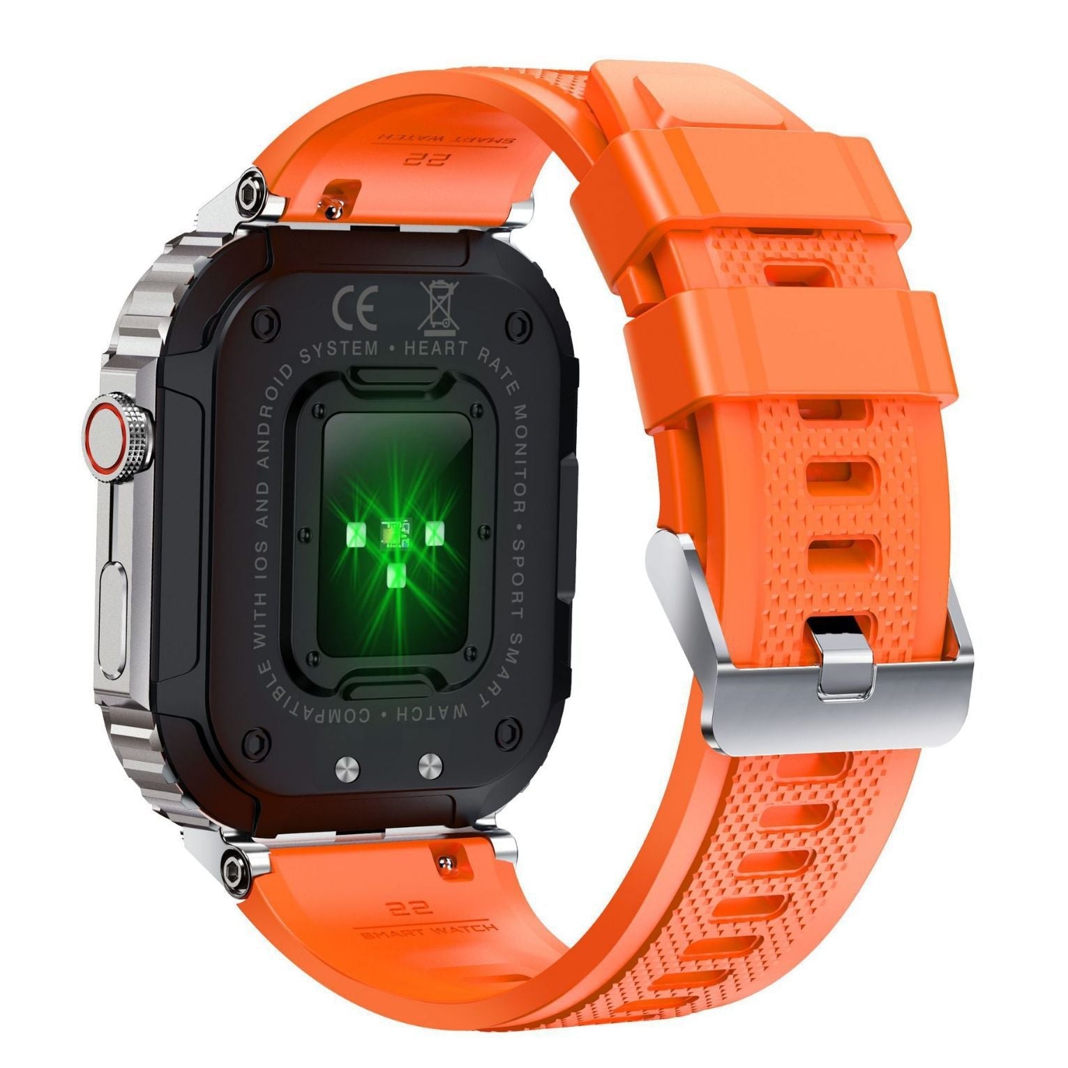 Montre Connectée Bluetooth K57PRO avec Fonction Appel et Écran TFT Noir/Orange - IVOIRART.COM
