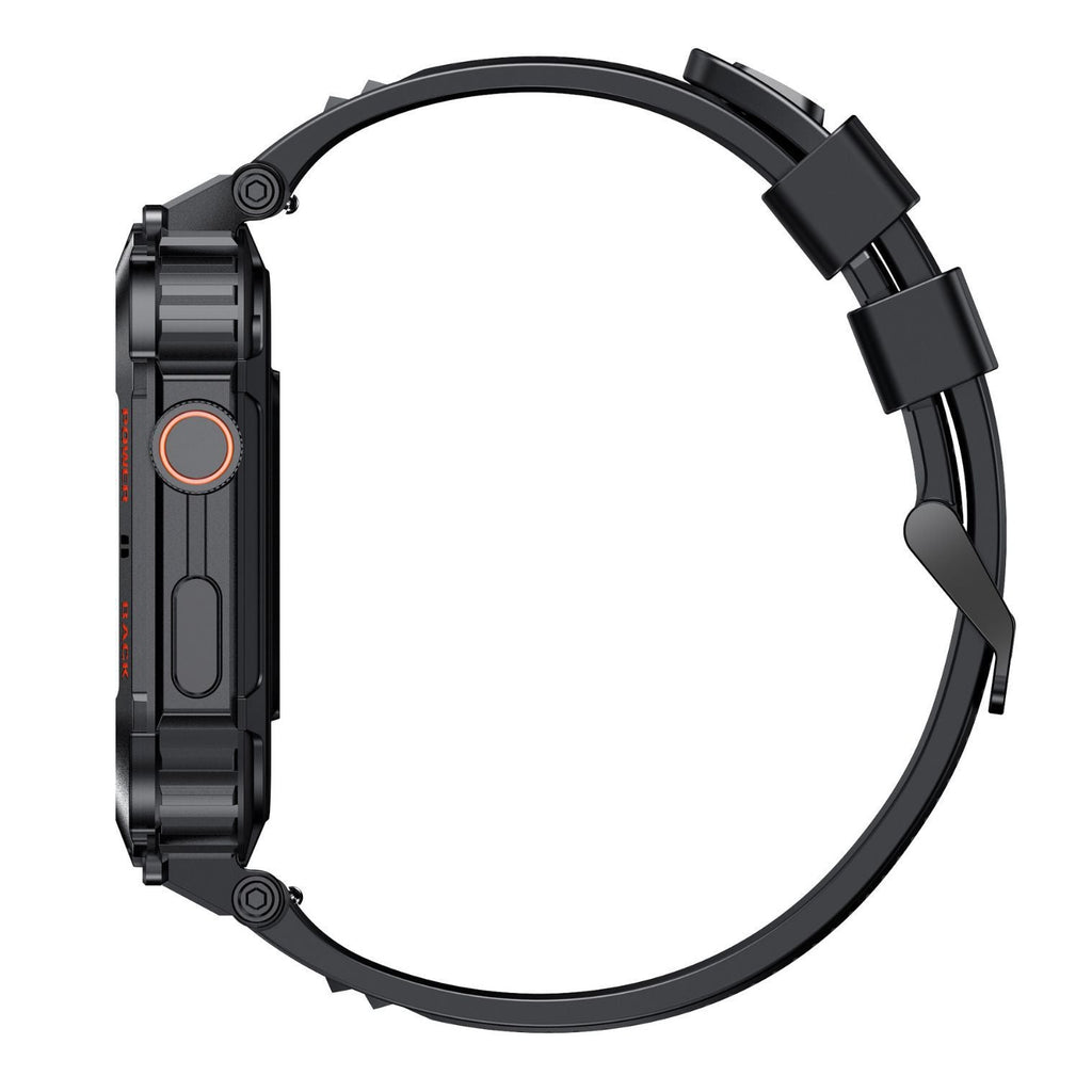 Montre Connectée Bluetooth K57PRO avec Fonction Appel et Écran TFT Noir/Orange - IVOIRART.COM