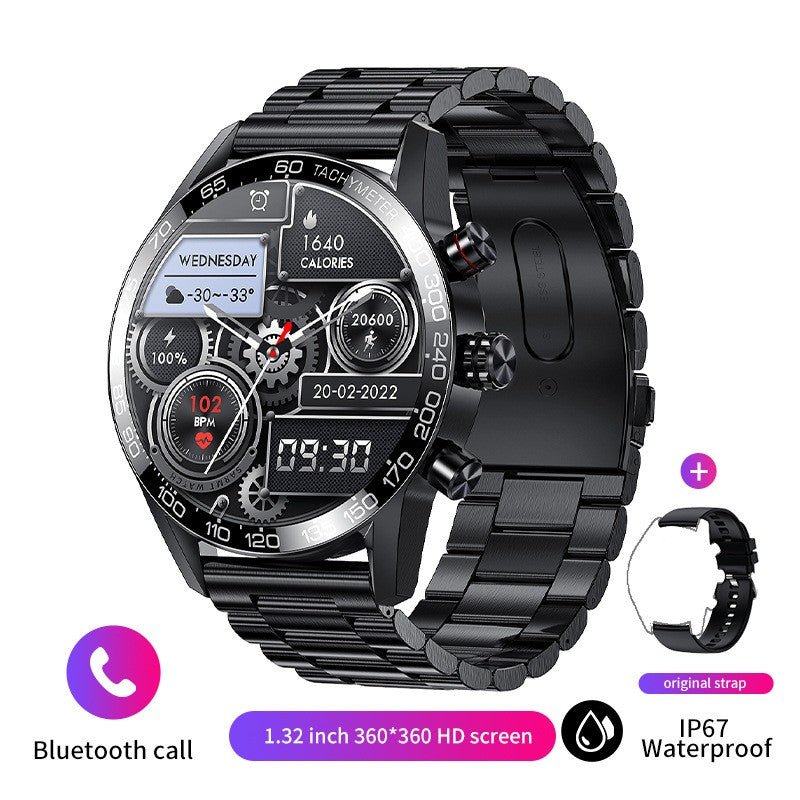 Montre connectée Bluetooth pour homme, smartphone, écran LED tactile 1,3'' - IVOIRART.COM