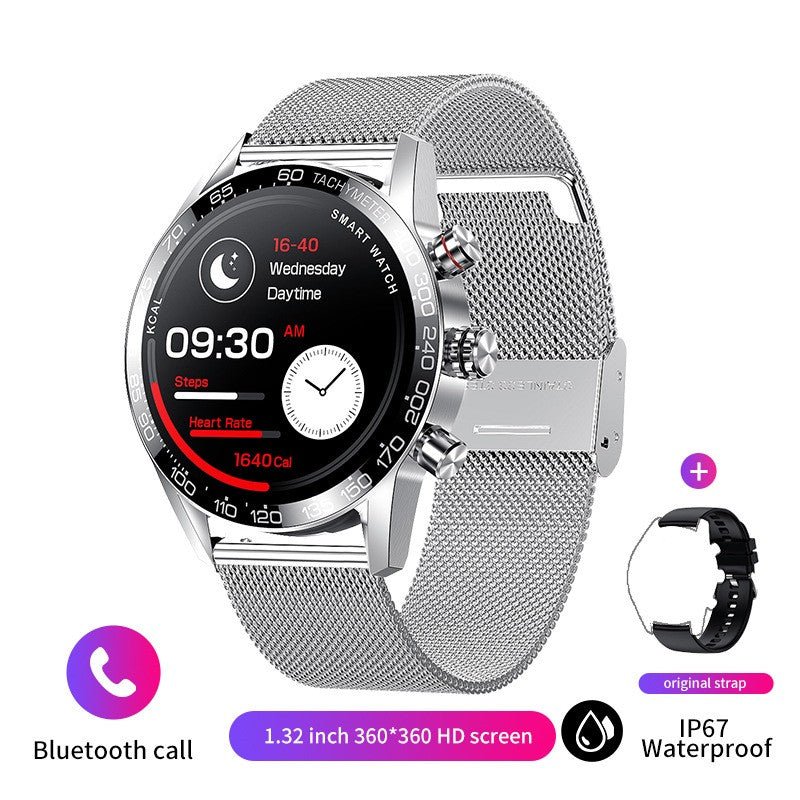 Montre connectée Bluetooth pour homme, smartphone, écran LED tactile 1,3'' - IVOIRART.COM