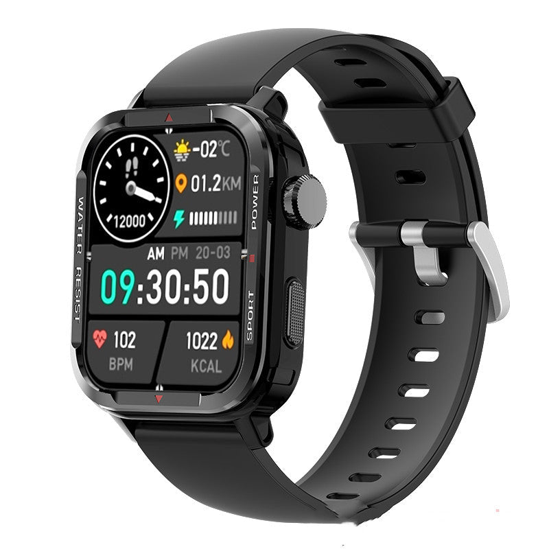 Montre connectée Bluetooth sportive avec surveillance de la pression artérielle et de l'oxygène sanguin - IVOIRART.COM