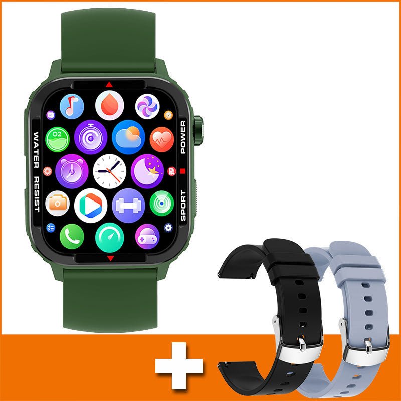 Montre connectée Bluetooth sportive avec surveillance de la pression artérielle et de l'oxygène sanguin - IVOIRART.COM