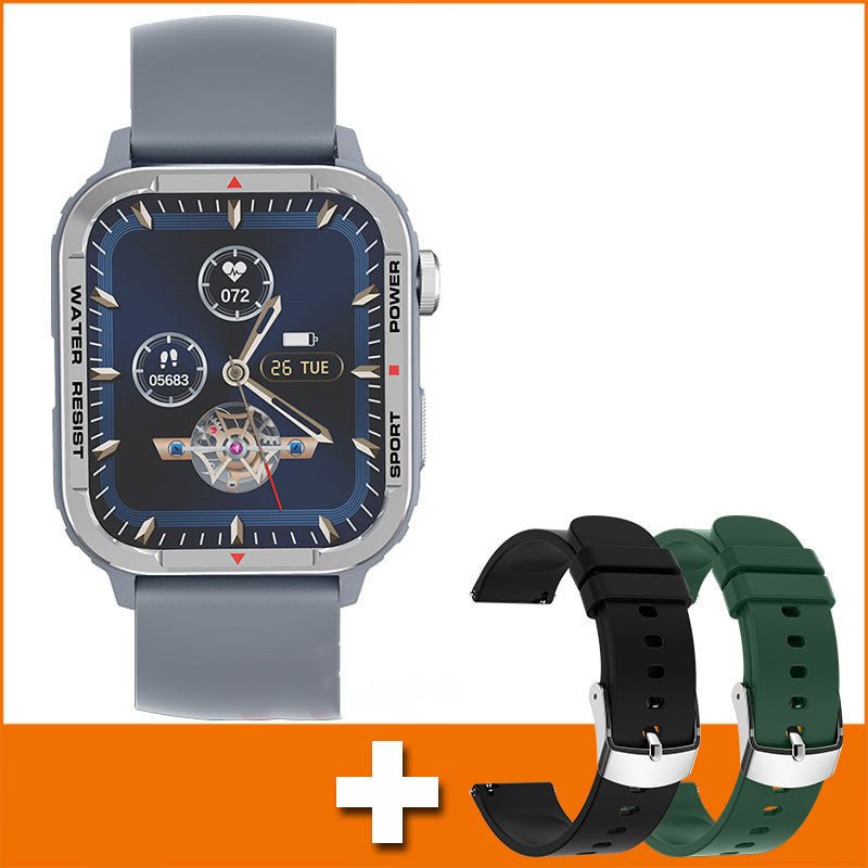 Montre connectée Bluetooth sportive avec surveillance de la pression artérielle et de l'oxygène sanguin - IVOIRART.COM