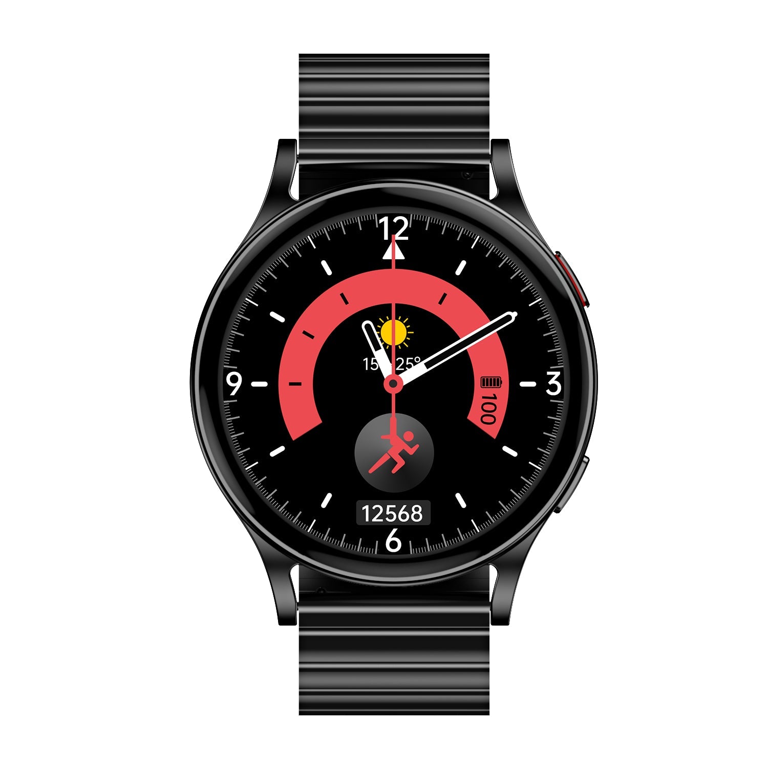 Montre Connectée Élégante avec Plusieurs Options de Couleurs et Bracelet Acier ou Silicone - IVOIRART.COM