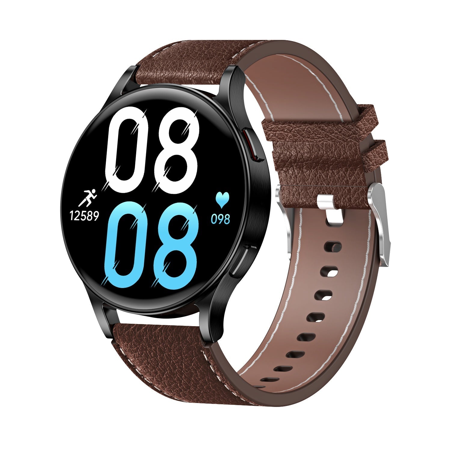 Montre Connectée Élégante avec Plusieurs Options de Couleurs et Bracelet Acier ou Silicone - IVOIRART.COM