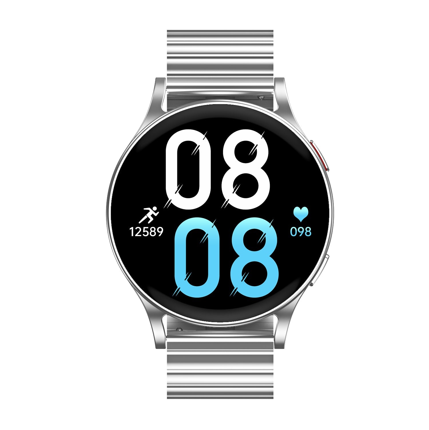 Montre Connectée Élégante avec Plusieurs Options de Couleurs et Bracelet Acier ou Silicone - IVOIRART.COM