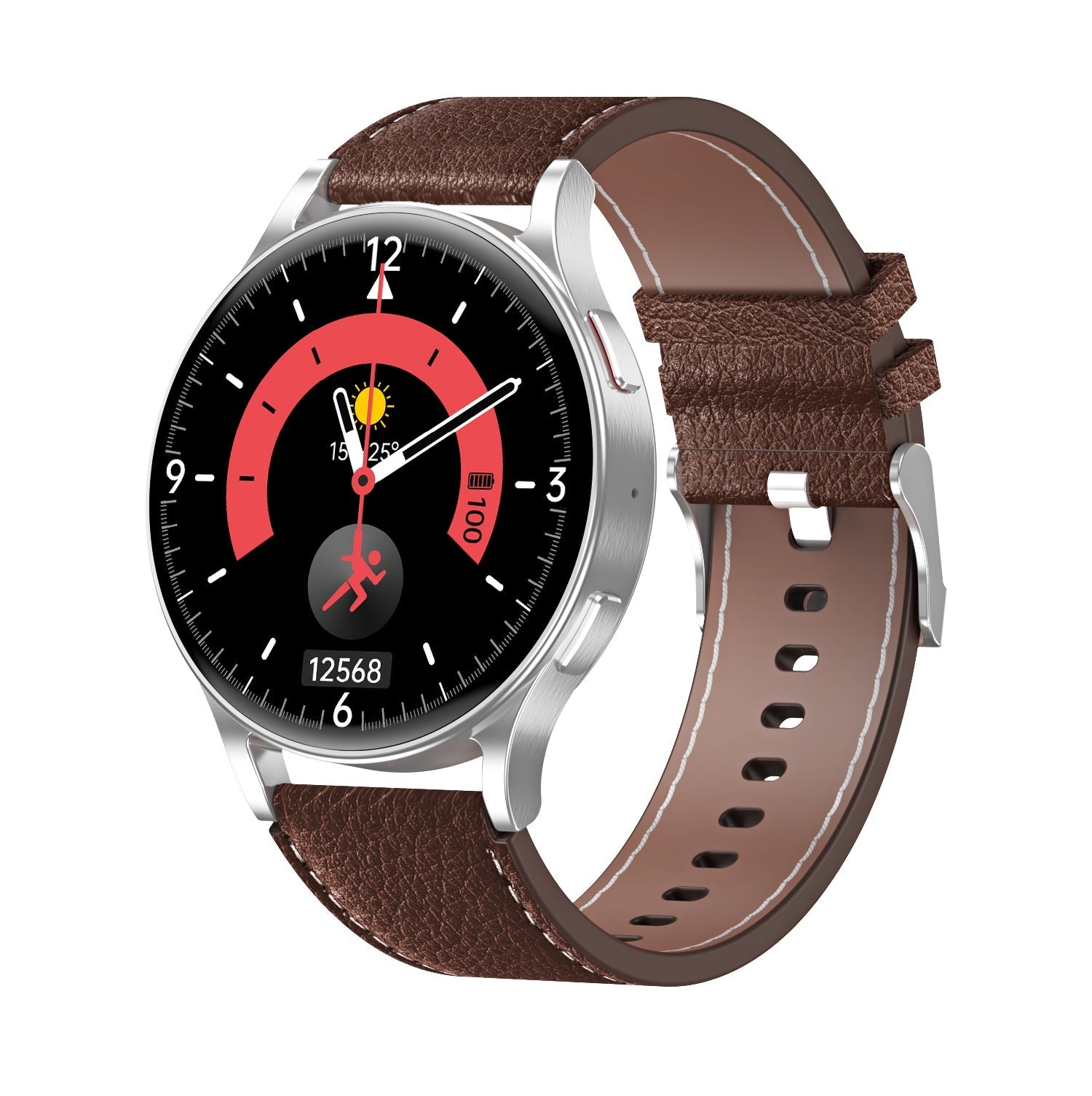 Montre Connectée Élégante avec Plusieurs Options de Couleurs et Bracelet Acier ou Silicone - IVOIRART.COM
