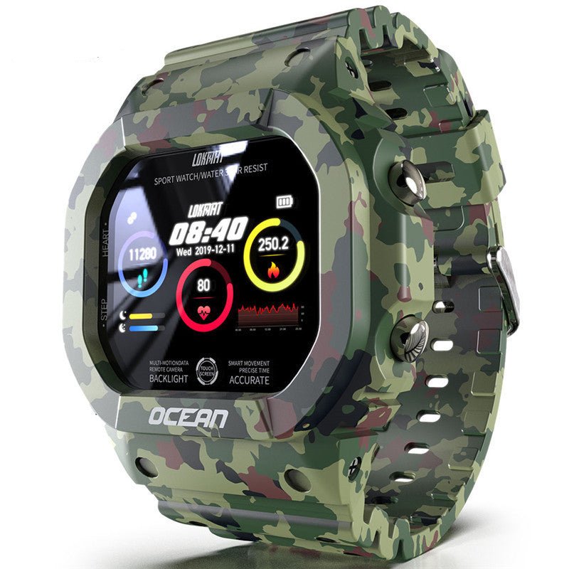 Montre connectée étanche avec surveillance du rythme cardiaque intégrée - IVOIRART.COM