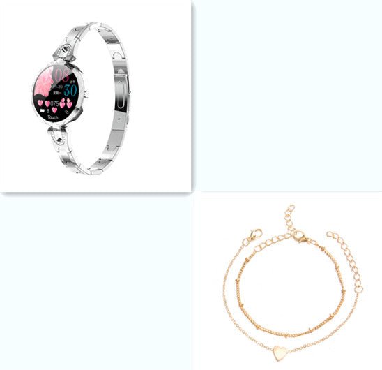 Montre Connectée Féminine Élégante Étanche avec Moniteur de Fréquence Cardiaque - IVOIRART.COM