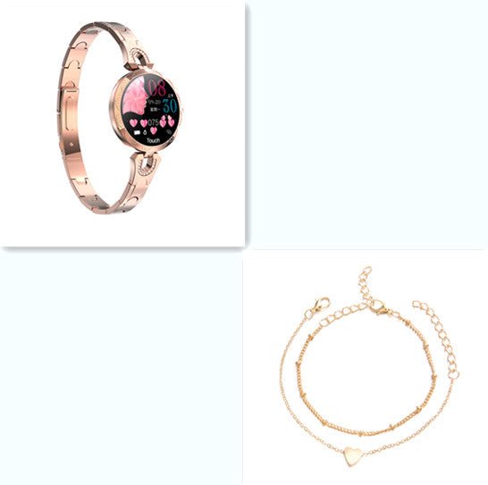 Montre Connectée Féminine Élégante Étanche avec Moniteur de Fréquence Cardiaque - IVOIRART.COM