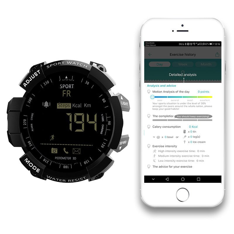 Montre Connectée OKMAT MK16 - Style Élégant, Compatible Universel, Santé & Activité - IVOIRART.COM
