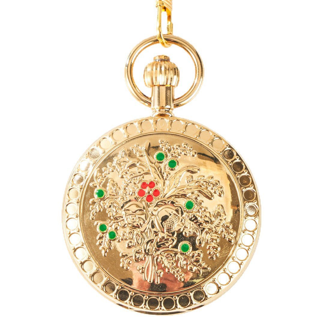 Montre de Poche Camellia Automatique Mécanique Style Vieux Shanghai pour Dames.. - IVOIRART.COM