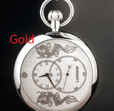 Montre de Poche Mécanique à Trois Aiguilles avec Mouvement Automatique - IVOIRART.COM