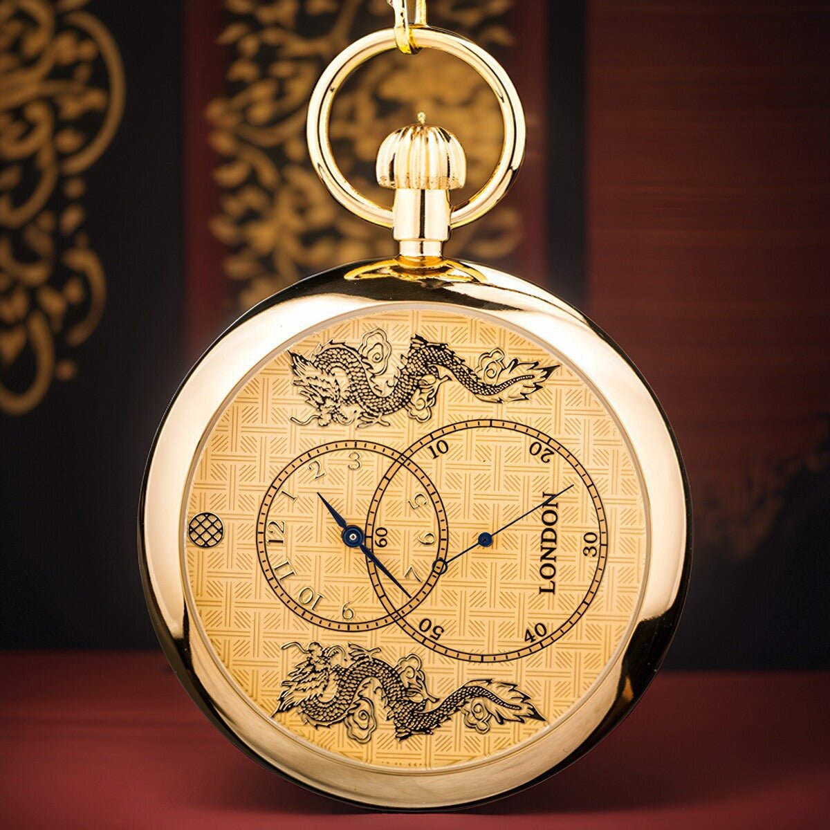 Montre de Poche Mécanique à Trois Aiguilles avec Mouvement Automatique - IVOIRART.COM