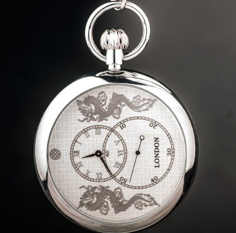 Montre de Poche Mécanique à Trois Aiguilles avec Mouvement Automatique - IVOIRART.COM