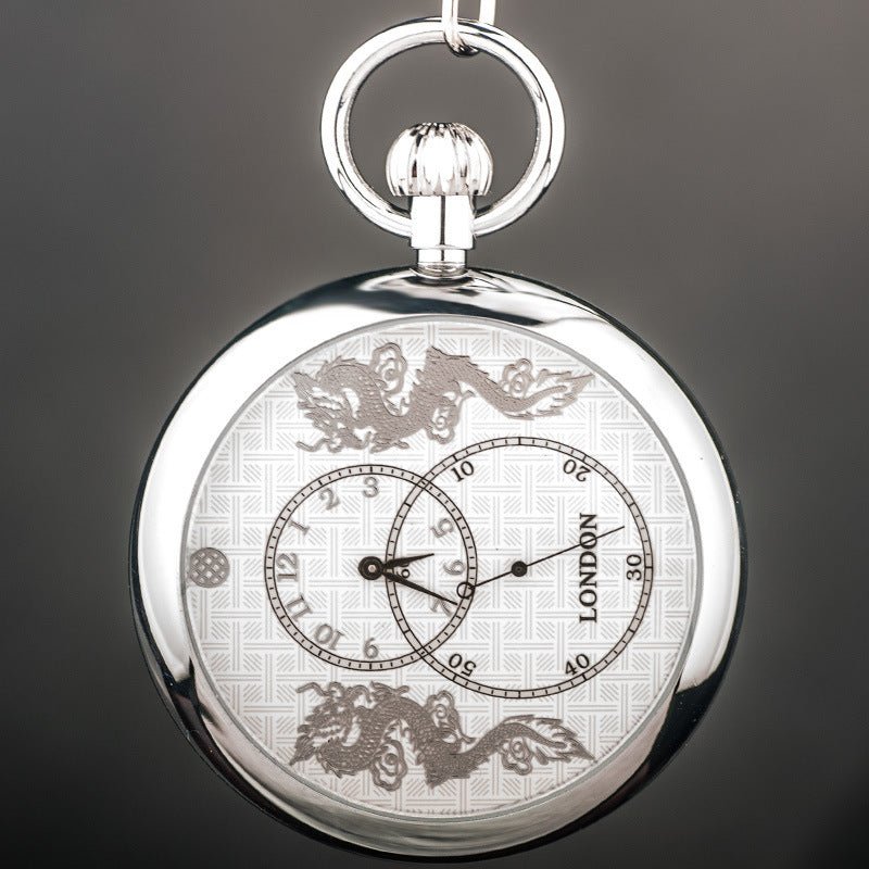 Montre de Poche Mécanique à Trois Aiguilles avec Mouvement Automatique - IVOIRART.COM