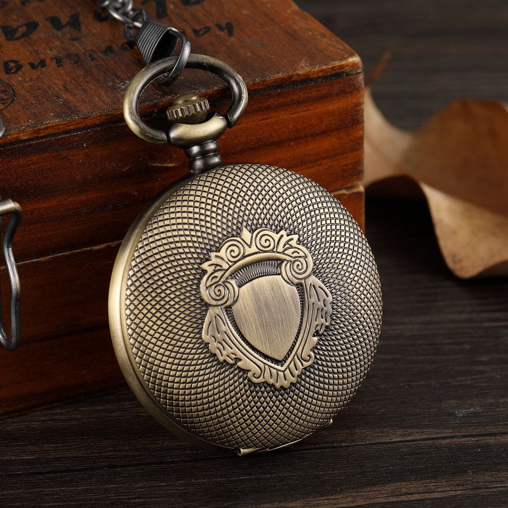 Montre de poche mécanique grande complication avec mouvement automatique et loupe à clapet - IVOIRART.COM