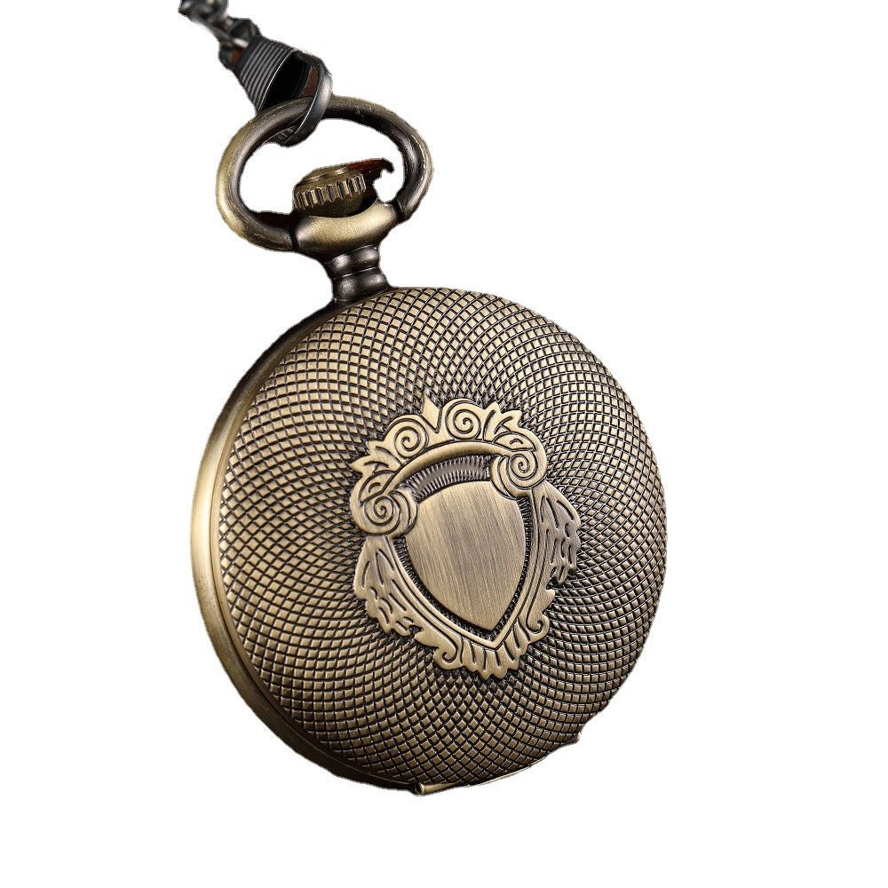 Montre de poche mécanique grande complication avec mouvement automatique et loupe à clapet - IVOIRART.COM