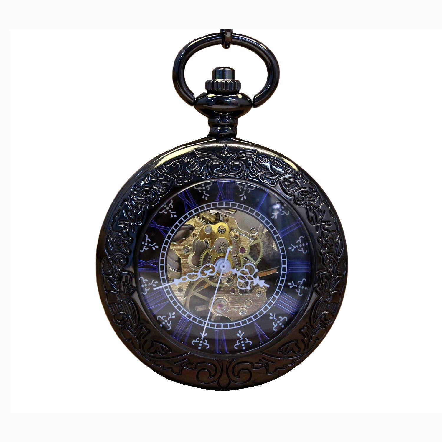 Montre de Poche Mécanique Réversible Transparente Rétro Nostalgique et Créative - IVOIRART.COM