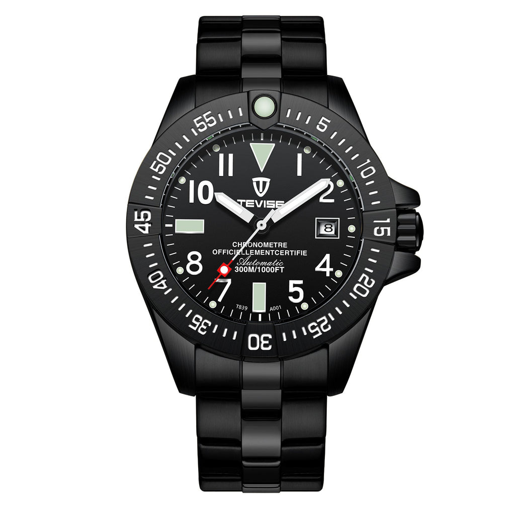 Montre de sport étanche avec phase de lune, calendrier et indication 24h - IVOIRART.COM