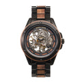 Montre en Bois Mécanique ajourée pour Homme au Style Vintage et Classique - IVOIRART.COM