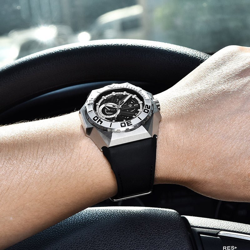Montre Homme Automatique Mécanique en Acier Inoxydable Résistante et Élégante - IVOIRART.COM