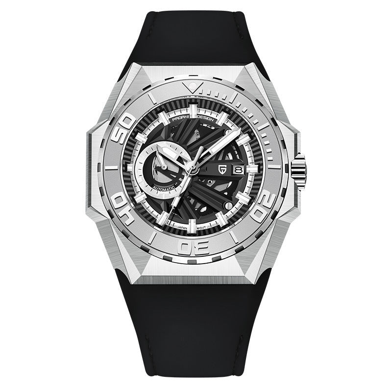 Montre Homme Automatique Mécanique en Acier Inoxydable Résistante et Élégante - IVOIRART.COM