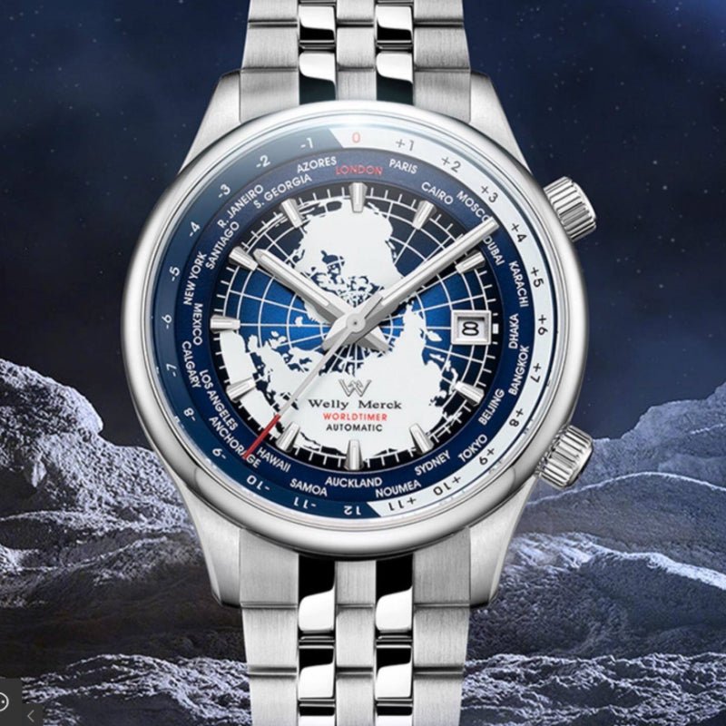 Montre Homme Automatique Mécanique Intégrale Style Original Acier Sapphire - IVOIRART.COM