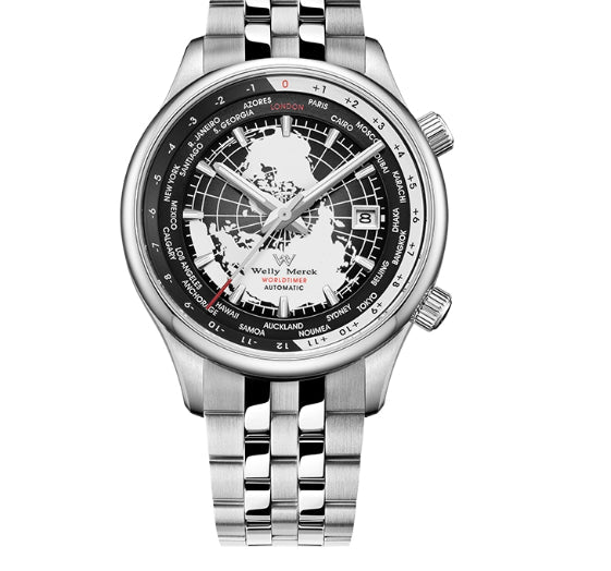 Montre Homme Automatique Mécanique Intégrale Style Original Acier Sapphire - IVOIRART.COM