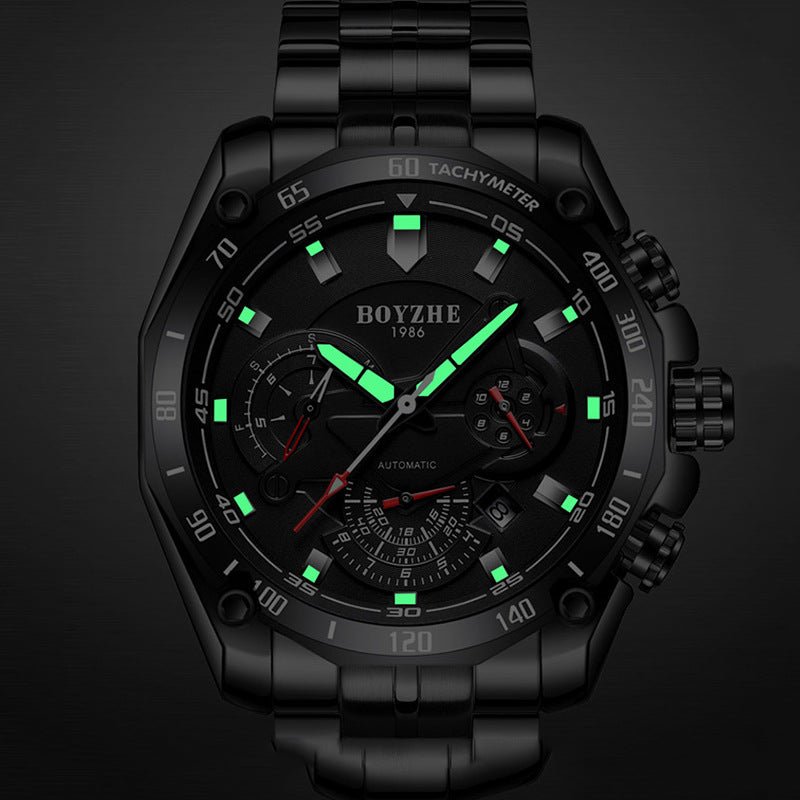 Montre homme automatique mécanique multifonctionnelle - design sportif élégant - IVOIRART.COM
