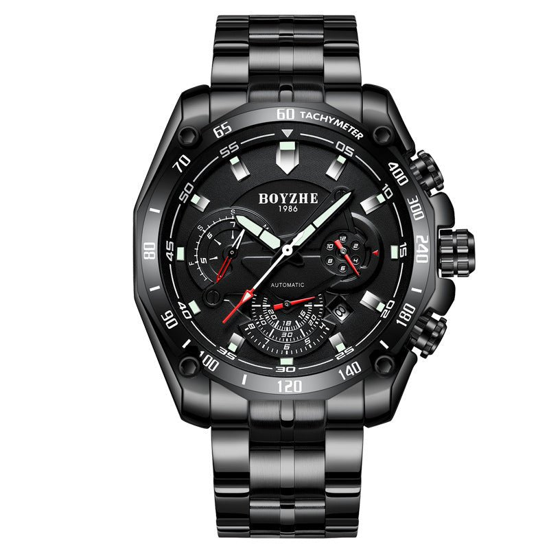 Montre homme automatique mécanique multifonctionnelle - design sportif élégant - IVOIRART.COM
