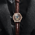 Montre Homme Étanche de Luxe avec Couronne Effilée et Bracelet en Acier - IVOIRART.COM