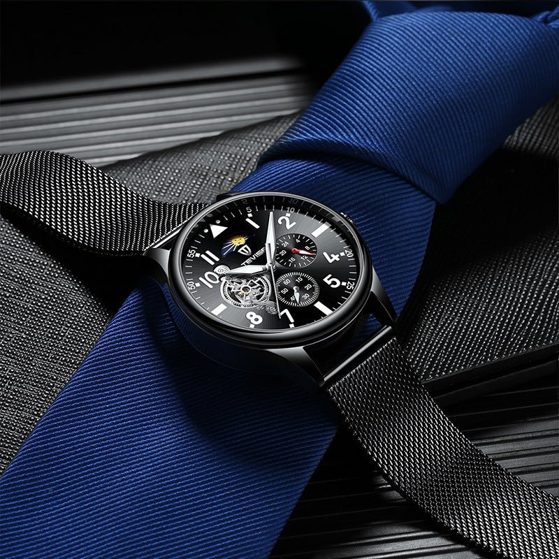 Montre Homme Étanche Mode Tendance Campus Étudiant Mouvement Mécanique - IVOIRART.COM