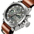 Montre Homme Luxe Quartz Analogique Numérique LED Sport Militaire Armée - IVOIRART.COM