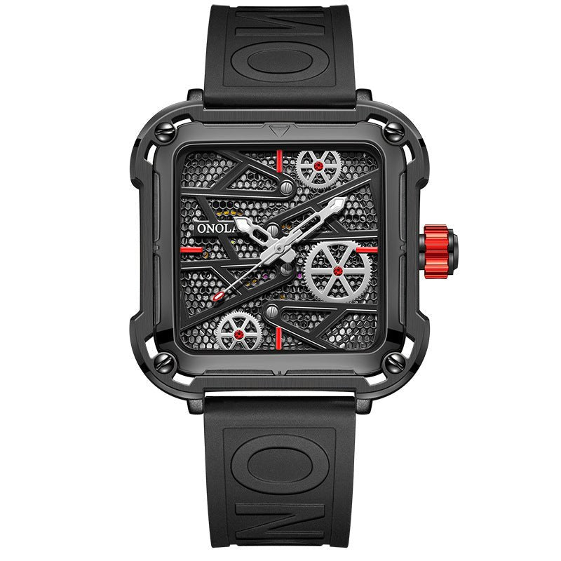 Montre Homme ONOLA de Luxe Automatique Pleine Squelette au Style Moderne - IVOIRART.COM
