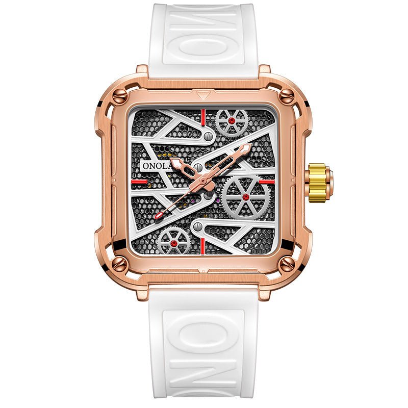 Montre Homme ONOLA de Luxe Automatique Pleine Squelette au Style Moderne - IVOIRART.COM