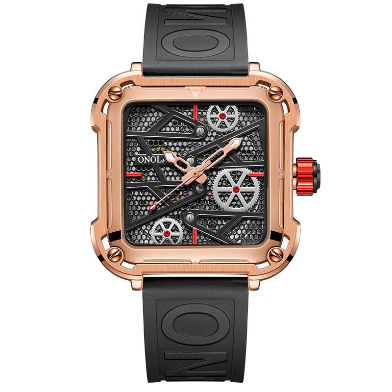 Montre Homme ONOLA de Luxe Automatique Pleine Squelette au Style Moderne - IVOIRART.COM